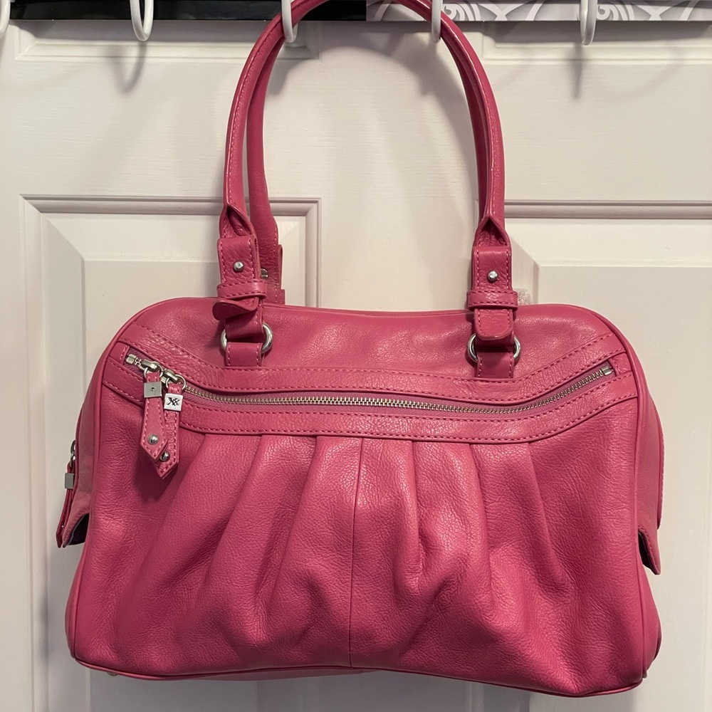NEW Barbie pink leather satchel
